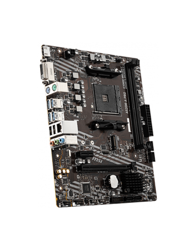 MSI A520M-A PRO Soc-AM4 AMD A520 2xDDR4 mATX AC`97 8ch(7.1) GbLAN RAID+DVI+HDMI