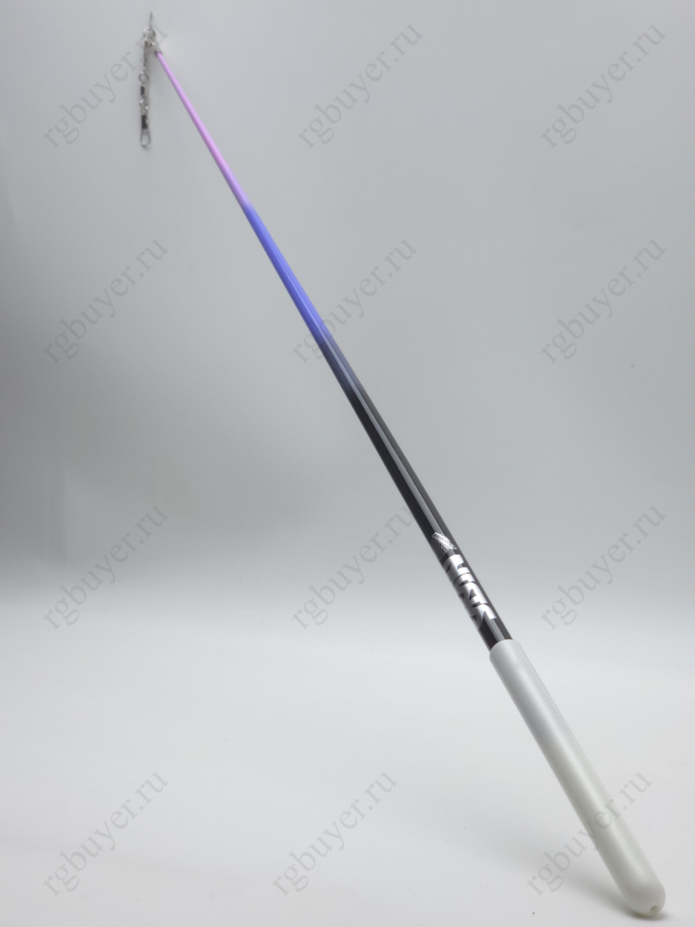 Палочка Sasaki 60 см с трехцветная Черный/Синий/Фиолетовый с белой ручкой BxWST