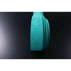 Ременная заготовка Шелк Малахит + Плита Королевская кобра