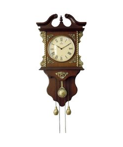 Helios Line Часы Капитель настенные с маятником и гирями