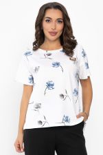 Футболка Мэнси (белая) Б14126-4М LT Collection