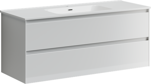 Тумба с раковиной Sancos Cento, 119 см., эмаль белый, CN120-2W