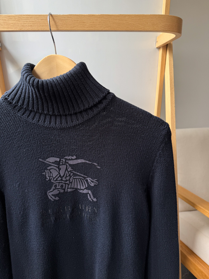 Хлопковый свитер Burberry, S