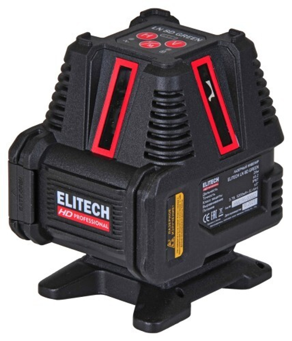 Лазерный уровень ELITECH LN 8D GREEN HD 204735