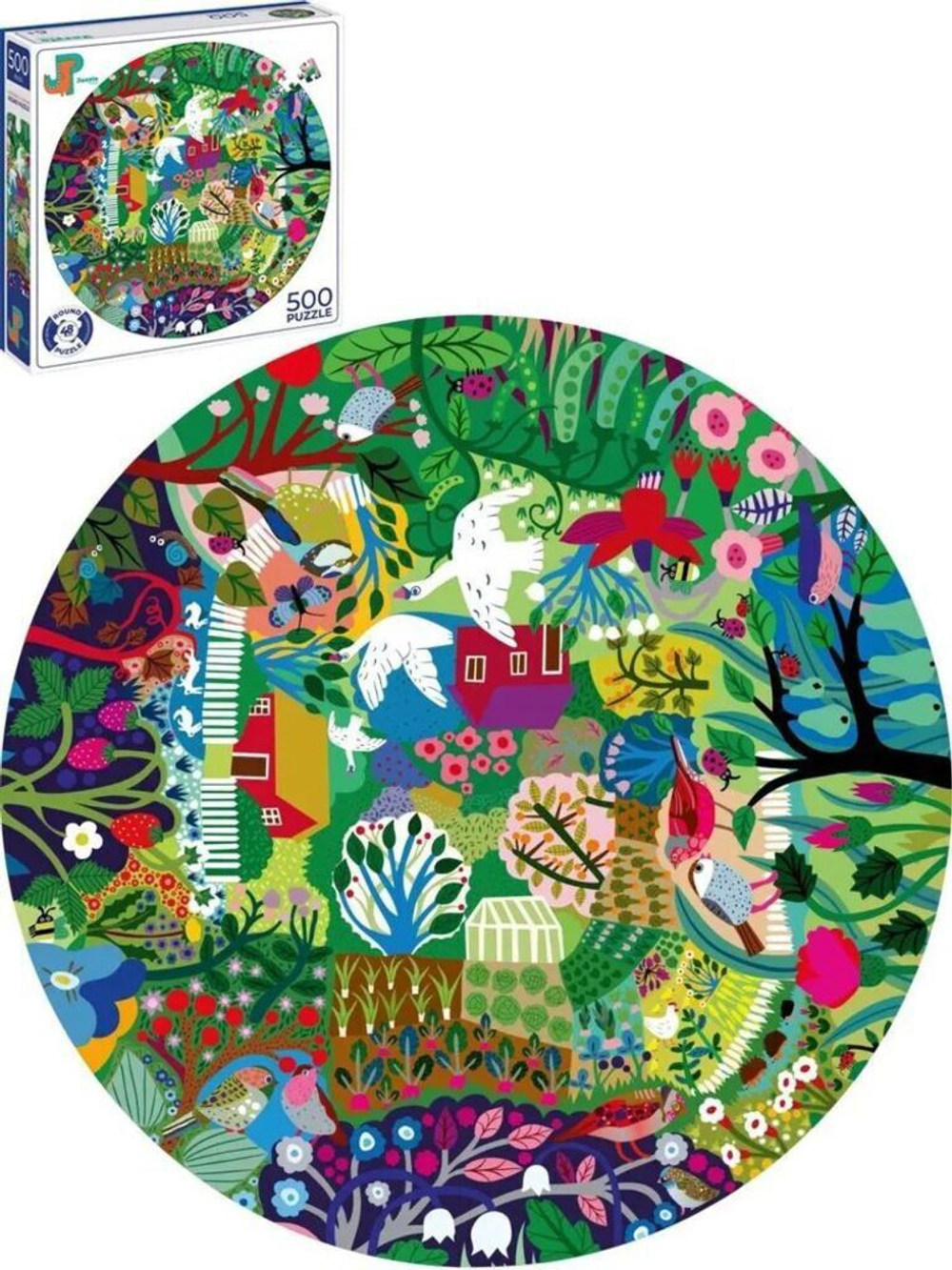 Пазлы 500 элементов 480мм. "Чудный сад"