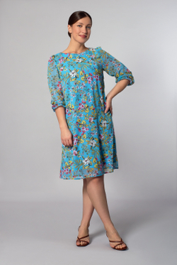 Платье женское 3831ВПБ, Букет #284Бука053831ВПБ