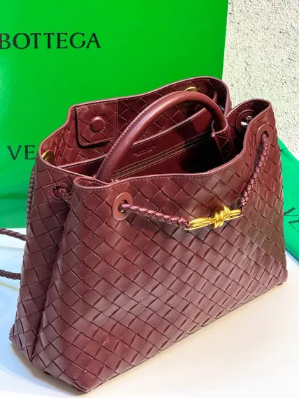 Сумка Bottega Veneta Andiamo бароло