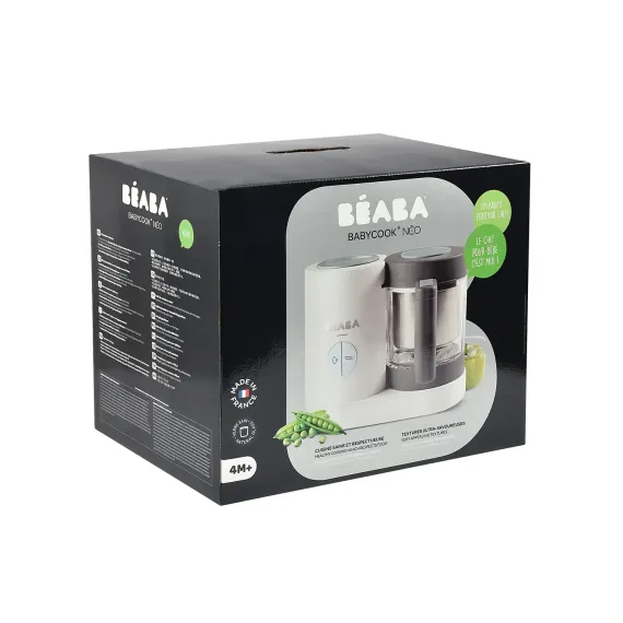 Блендер-пароварка Beaba Babycook Neo Grey White