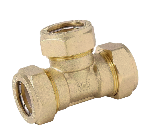 Тройник для гоф. трубы 20х20х20 VER-PRO (60/5шт)