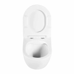 Унитаз подвесной BelBagno UNO BB3105CHR безободковый, с крышкой микролифт, с инсталляцией и кнопкой хром