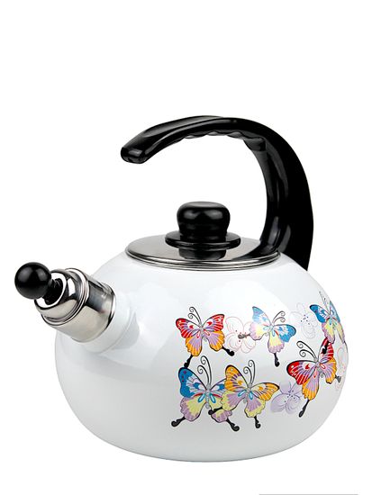 Чайник 2,5 л. эмалированный со свистком Kamille KM 1035