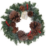 Венок хвойный «Лесное очарование» d-30 см