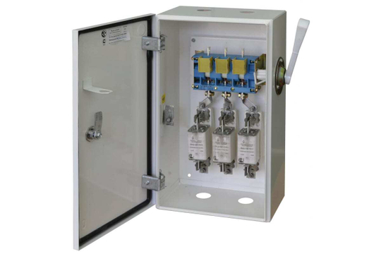 Ящик силовой с рубильником и предохранителями ЯРП-100-IP54-У3 УЗОЛА U450311