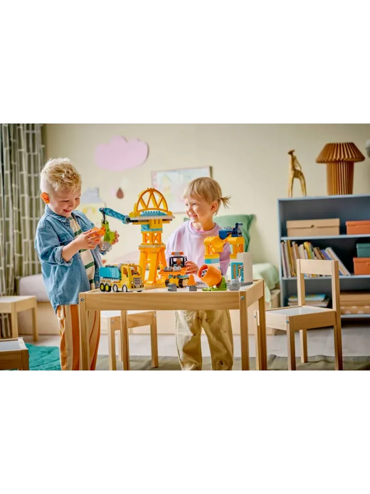 Конструктор DUPLO 10476 Строительная площадка и техника 3в1