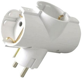 Тройник сетевой "Викей" 250V/16A (3 гн. з.)