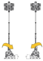 TRIME X-MINE MONSTER подвижная осветительная башня
