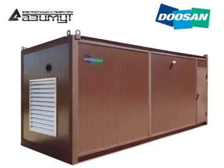 Дизельный генератор Азимут АД-320С-Т400-2РНМ17 Doosan в контейнере с автозапуском