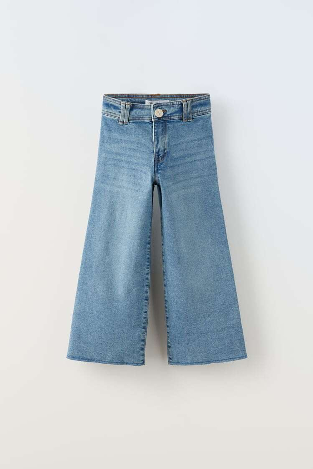 ZARA ДЖИНСЫ В МОРСКОМ СТИЛЕ, СИНИЙ