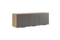 Прихожая Бери (Дуб крафт золотой/Графит) 2000*350*1826 Мебельсон