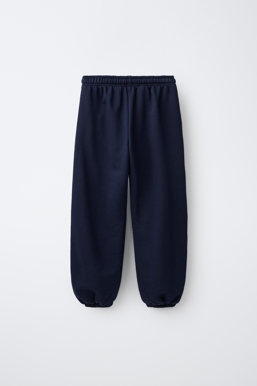 ZARA БРЮКИ-ДЖОГГЕРЫ ИЗ МЯГКОЙ ТКАНИ, МОРСКОЙ СИНИЙ