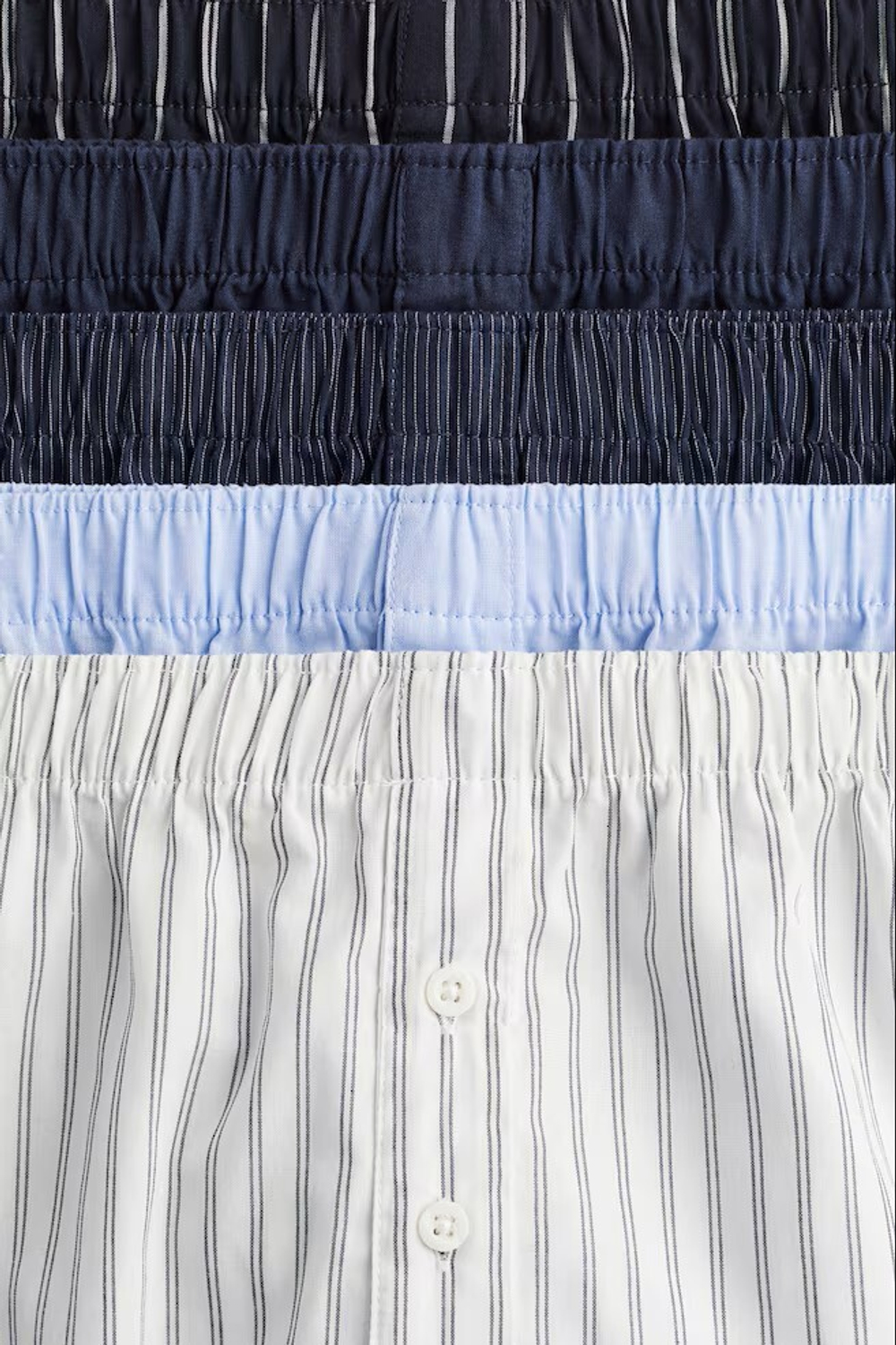 H&M Набор трусов-боксеров ( 5 шт.), полоски