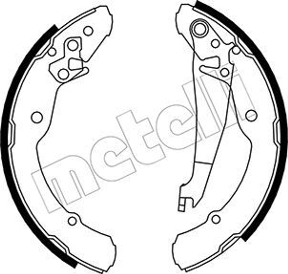 METELLI - 530379-MEE - Brake Shoe Set