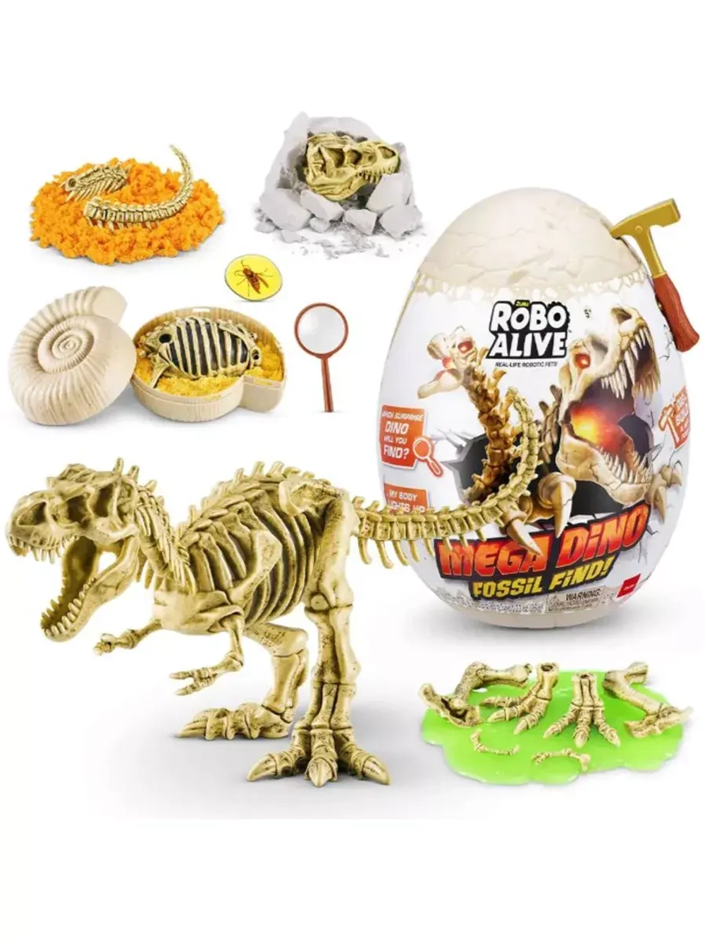 Игрушка сюрприз яйцо Zuru Robo Alive Mega Dino 71102з