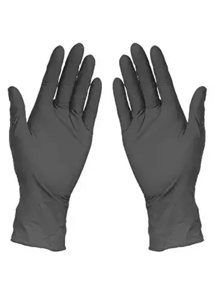 Перчатки нитриловые MATRIX Black Nitrile (уп.50пар) M 3,8гр медицинские диагностические