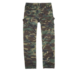 Brandit ADVEN SLIM FIT PANTS woodland