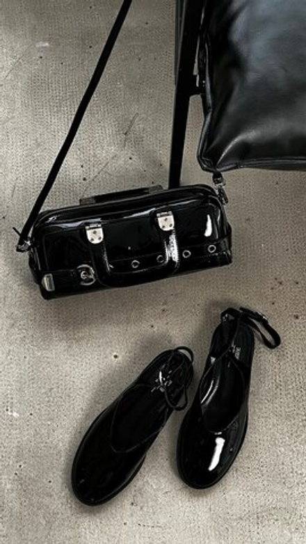 Туфли открытые женские ЧЕРНЫЙ Нат.кожа Нат.кожа