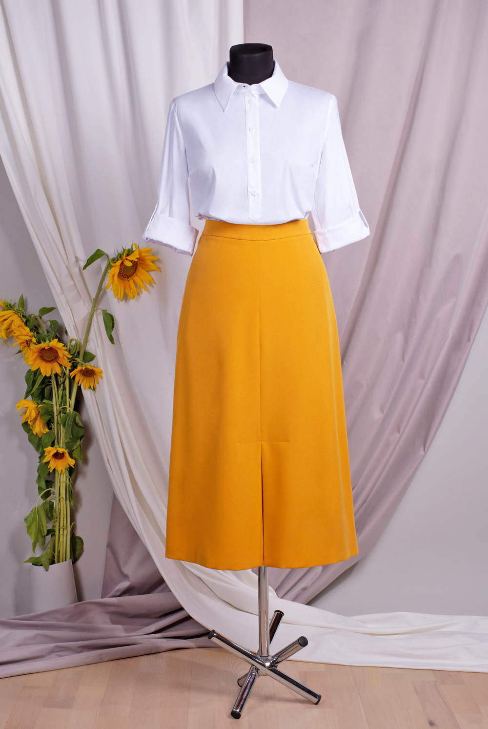 Блузка 1638А, белый #57Б091638А