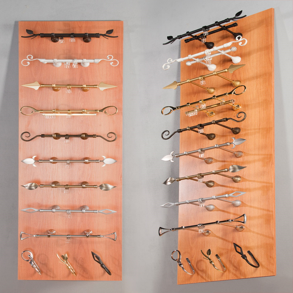 Наконечники металлические d16 мм Артик Флора, цвет белое золото