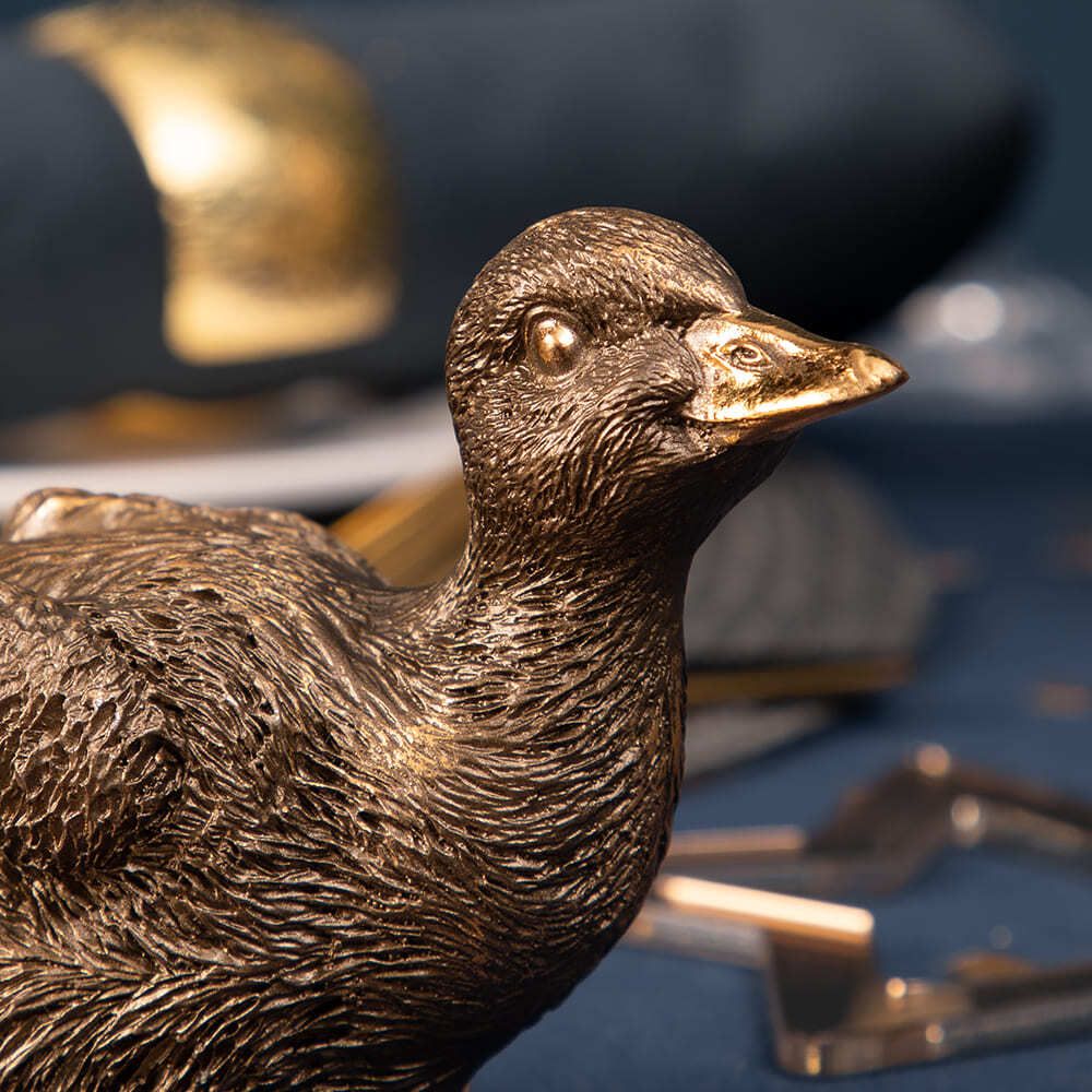 Статуэтка Уточка Ханни Бронза