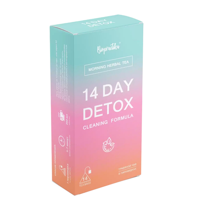 Чай травяной 14 DAY DETOX Biopractika, пирамидки, 42 г