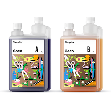 Удобрения органоминеральное для кокосового субстрата Simplex Coco A + B 1 л