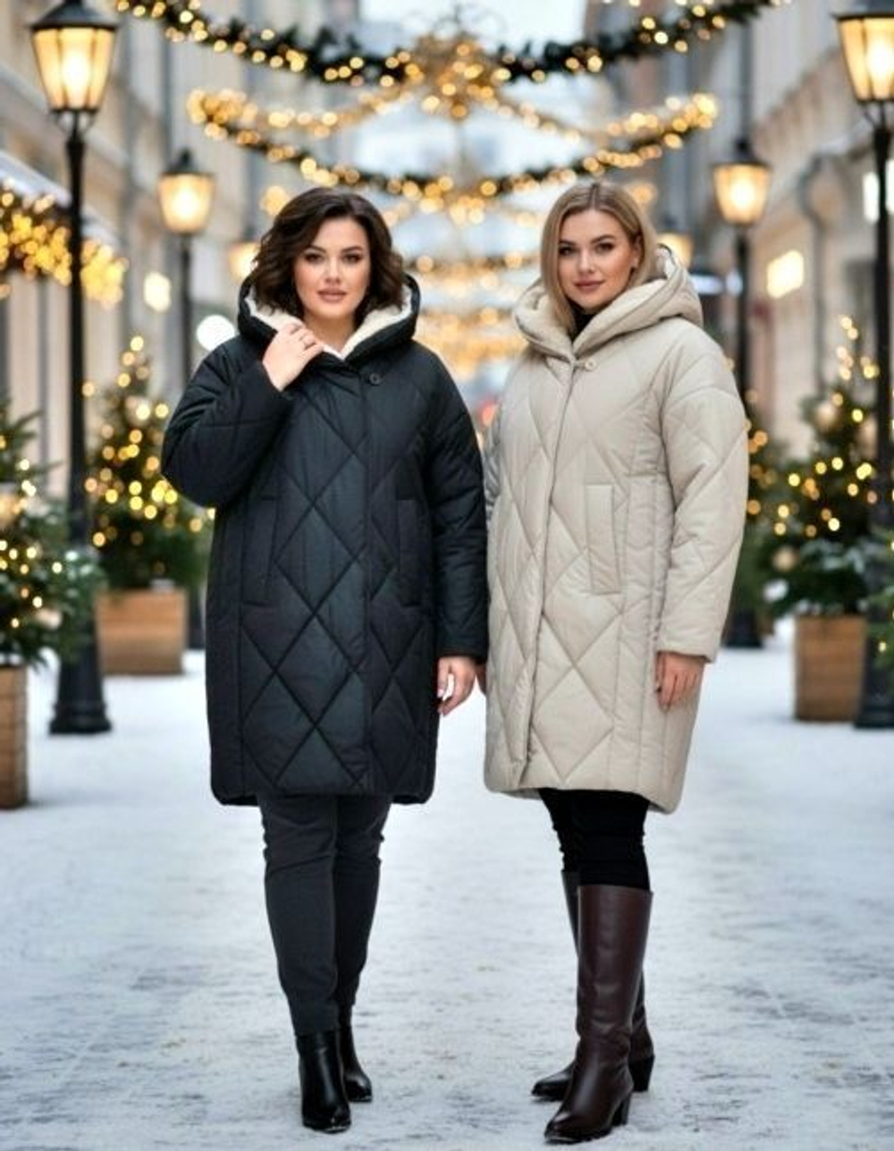 Куртка женская зимняя, лебяжий пух, цвет белый