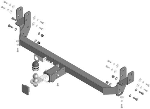 Фаркоп Motodor для Dongfeng K32; K33 2023- (паспорт и серт. в комплекте, без электрики) 98604-E