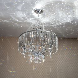 Citilux Инга CL335181 Люстра подвесная хрустальная Хром