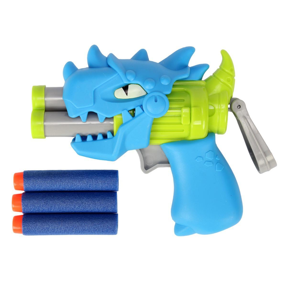 Пистолет с мягк.пулями, коробка 724