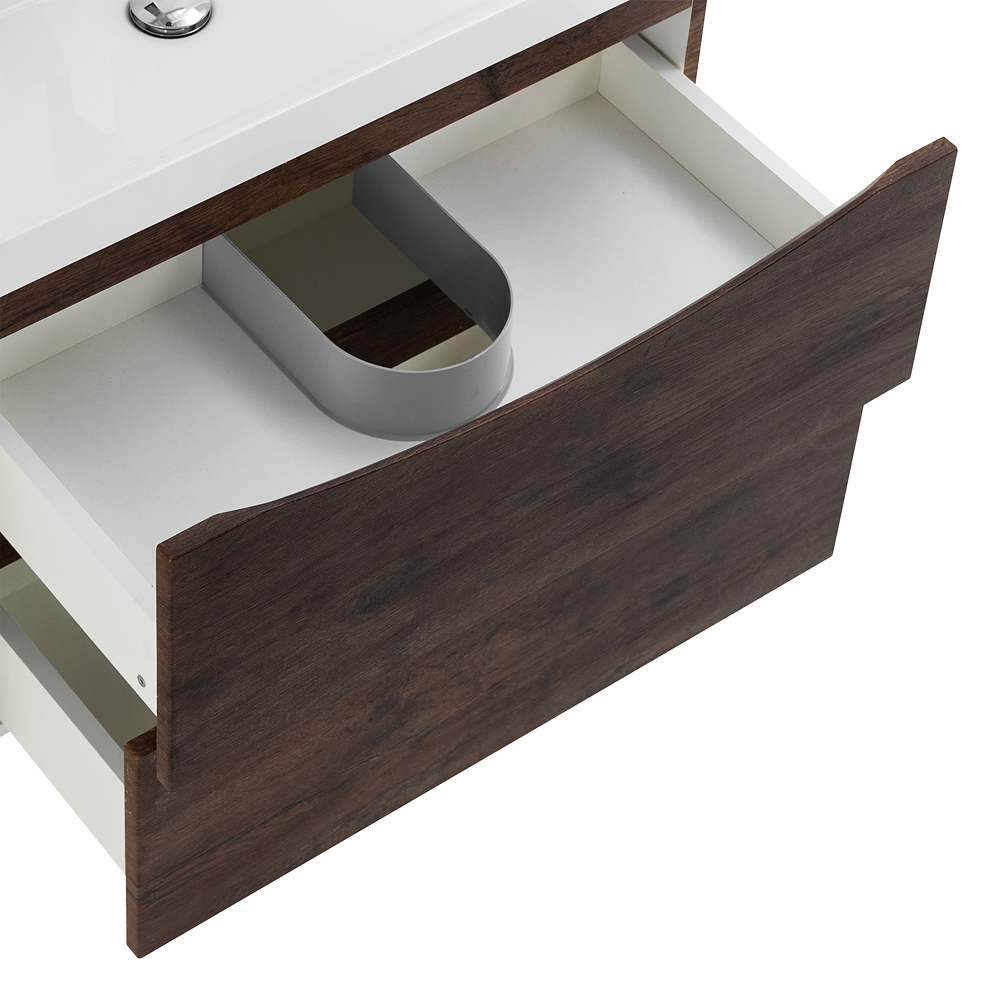 Тумба подвесная с раковиной BelBagno MARINO-700-2C-SO-RW-P