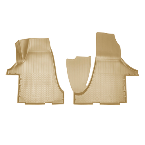 Ковры в салон Norplast/Unidec для Volkswagen Caravelle T6 (2015-), Бежевый, передняя пара, арт.NPA11-C95-810-2-B