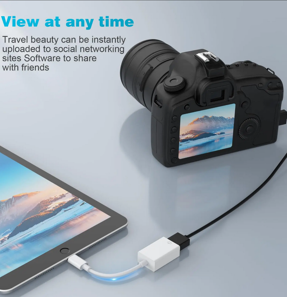 Переходник Lightning 8PIN x USB 3.0 (OTG) FaizFull FP19