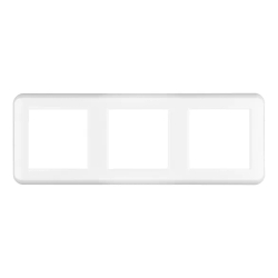 Рамка пластиковая FRM-VERSA-PL-3-WH (Arlight, -) 043782