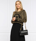 кожаная сумка через плечо fleming TORY BURCH - черный(75576)