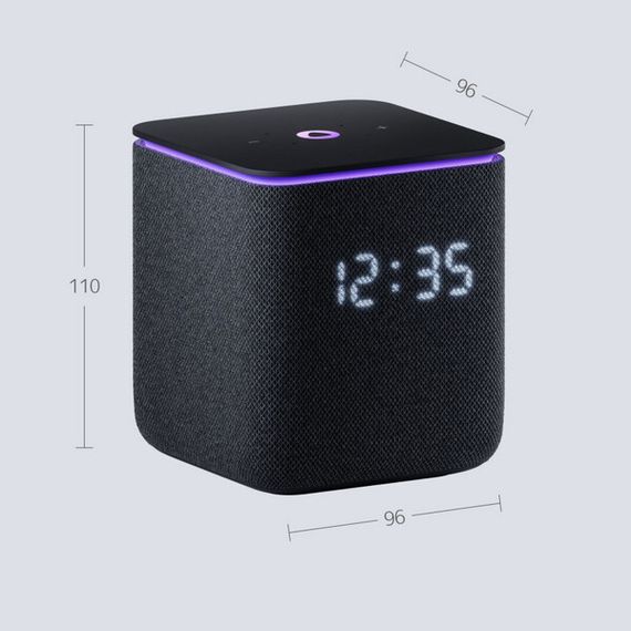 Умная колонка Яндекс Станция Миди с Алисой с Zigbee (YNDX-00054BLK) черный