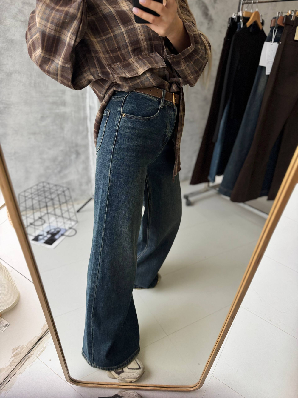 Брюки джинсовые жен. 8625 син.