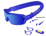 Спортивные очки с диоптриями OCEAN Chameleon Matt Blue / Revo Blue Polarized lenses