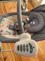 PITUSO электрокачели Viola Grey/Серый Жираф пульт, MP3, адаптер,76*61*69см