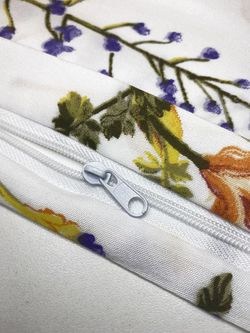 Пододеяльник перкаль Сказка "Маргарита" евро на молнии 200x215 см