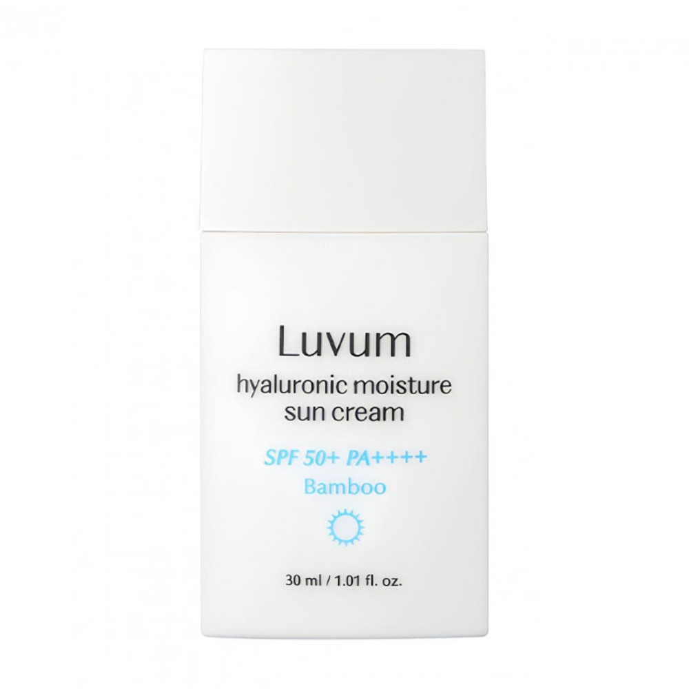 LUVUM Hyaluronic Moisture Sun Cream Bamboo SPF50+ PA++++ увлажняющий солнцезащитный крем (30 мл.)